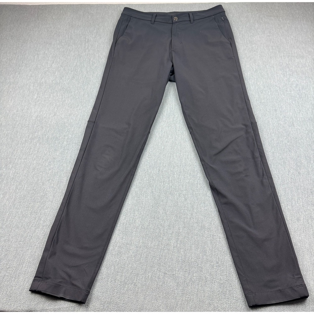 Lululemon Pants Mens‎ 32 Gray Commission Warpstreme Slim Stretch Classic M5524T